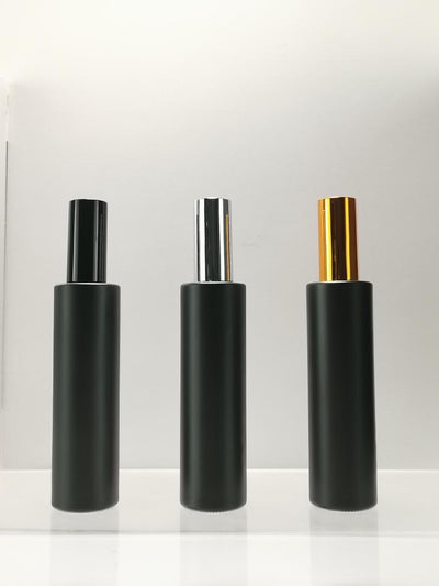 100ml Glass Room Spray Bottle - Externally Black Matt