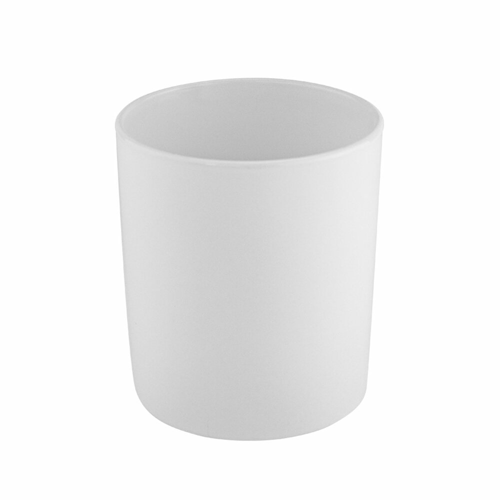 30cl LUCY Glass Externally White Matt Craftastik