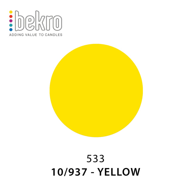 Bekro Dye - 10-937 - Yellow Candle Dye