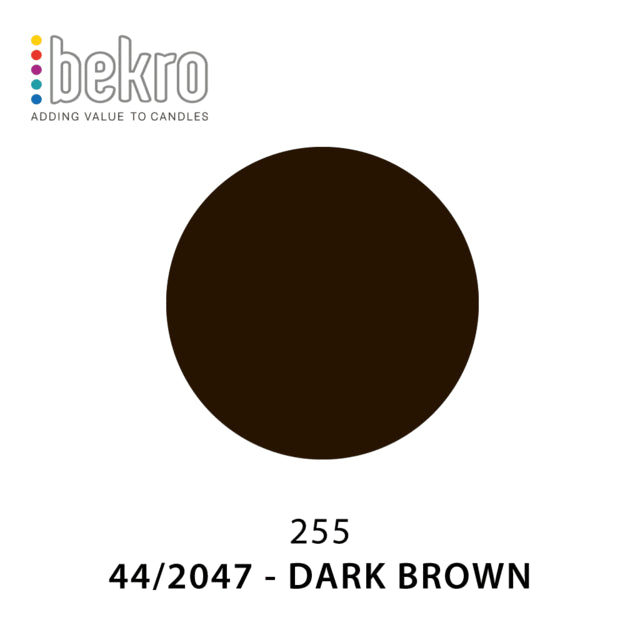 Bekro Dye - 44-2047 - Dark Brown Candle Dye