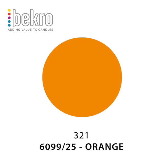 Bekro Dye - 6099-25 - Orange Candle Dye