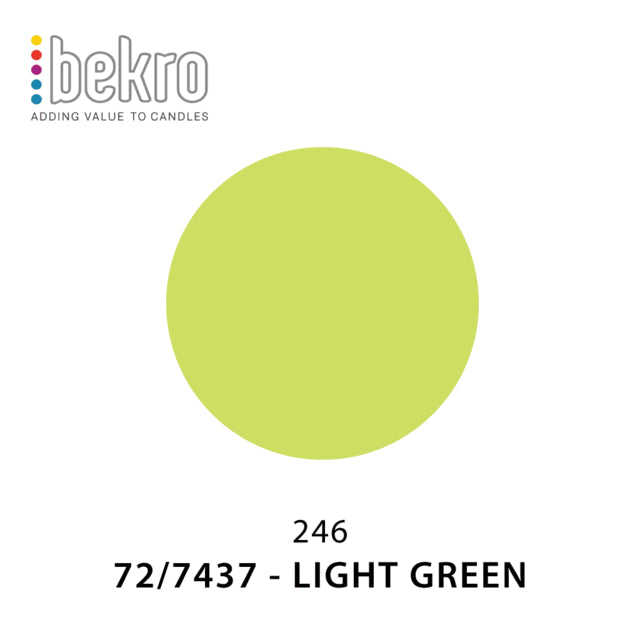 Bekro Dye - 72-7437 - Light Green Candle Dye