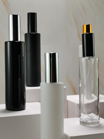 100ml Glass Room Spray Bottle - Externally Black Gloss