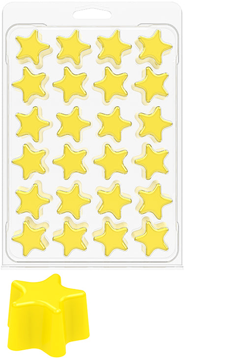 24 Cavity STAR Clamshell for Wax Melts