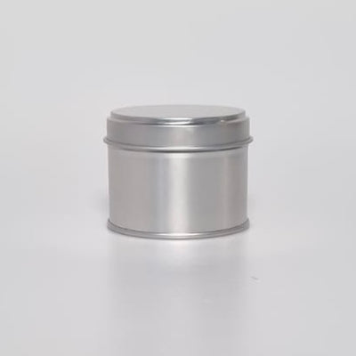 10cl Candle Tin - Silver