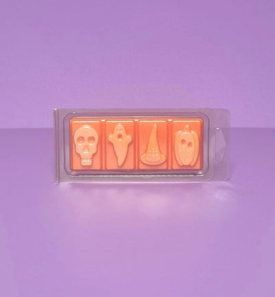 HALLOWEEN 4 Section Snap Bar Style Clamshell - (PUMPKIN)