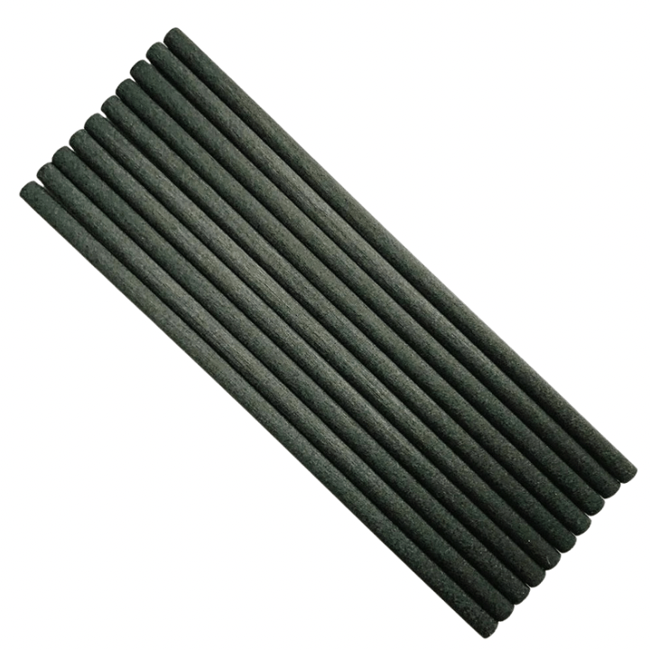 Thick Black Fibre Reeds 6mm x 175mm
