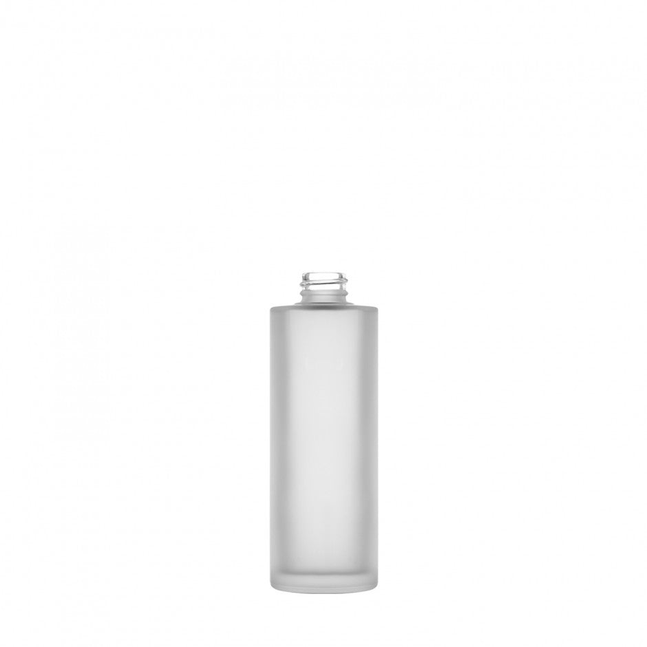 100ml round glass-frosty room spray bottle