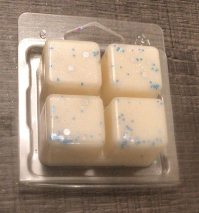 Small 4 Cavity Square Clamshell for Wax Melts