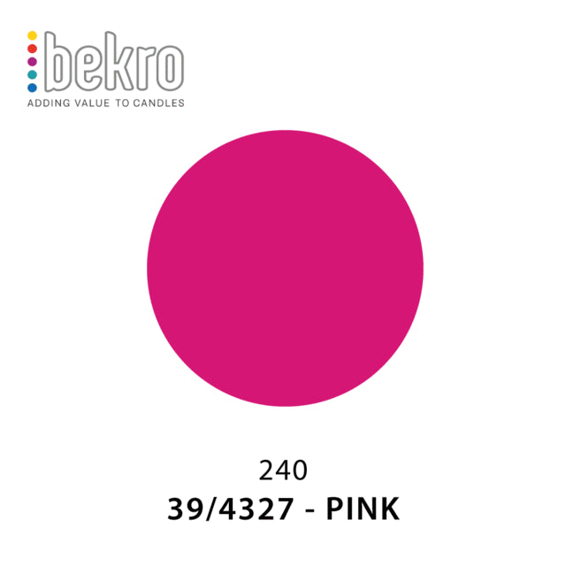Bekro Dye - 39-4327 - Pink Candle Dye