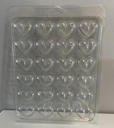 24 Cavity Heart Wax Melt Clamshell