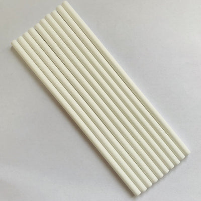 Thick White Fibre Reeds 6mm x 175mm