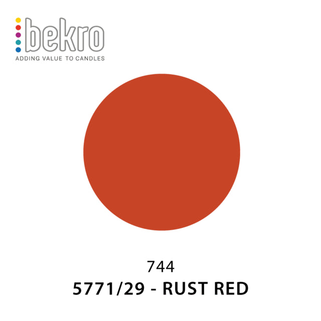 Bekro Dye - 5771-29 - Rust Red Candle Dye