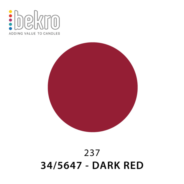 Bekro Dye - 34-5647 - Dark Red Candle Dye