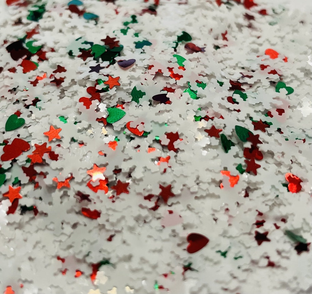 Christmas Snowflake Mix Glitter - H21
