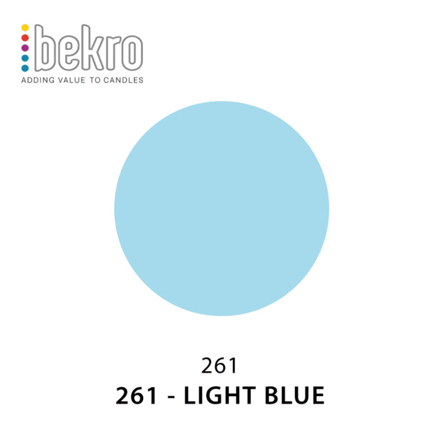 Bekro Dye - 261 - Light Blue Candle Dye