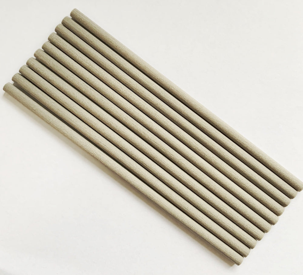 Thick Grey Fibre Reeds 6mm x 175mm