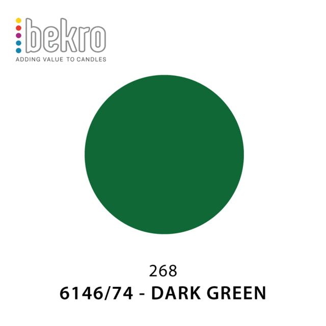Bekro Dye - 6146-74 - Dark Green Candle Dye