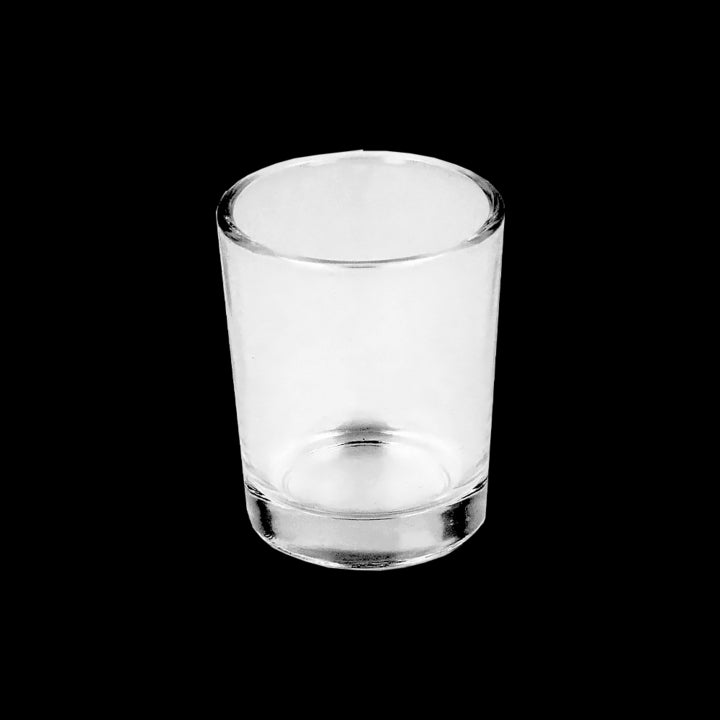 9cl Clear Meredith Candle Clear Glass