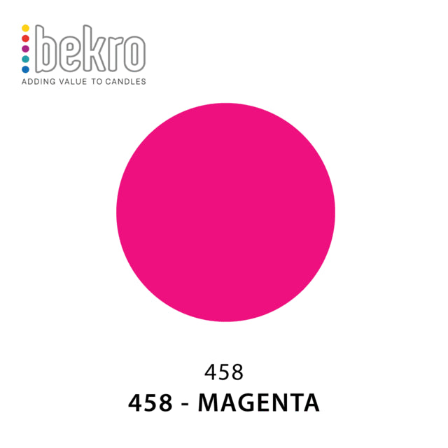 Bekro Dye - 458 - Magenta Candle Dye