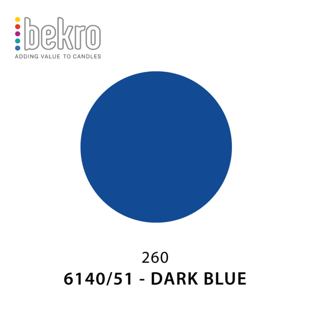 Bekro Dye - 6140-51 - Dark Blue Candle Dye